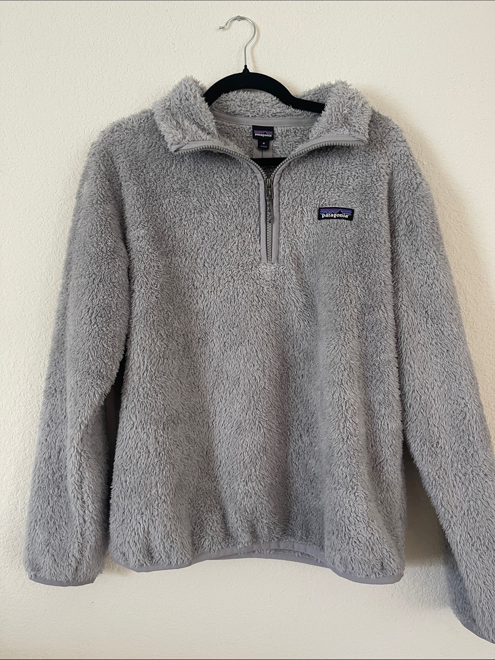 Patagonia Gray Half-Zip Fleece Pullover